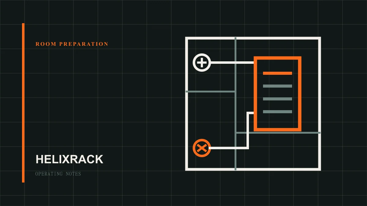 Room power and network routes converging on the planned rack position.
